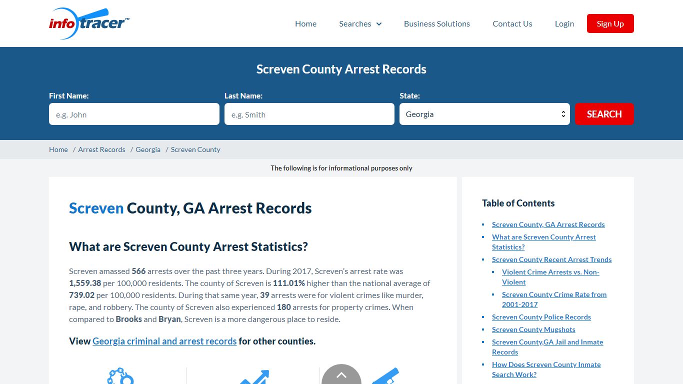 Screven County, GA Arrests, Mugshots & Jail Records - InfoTracer